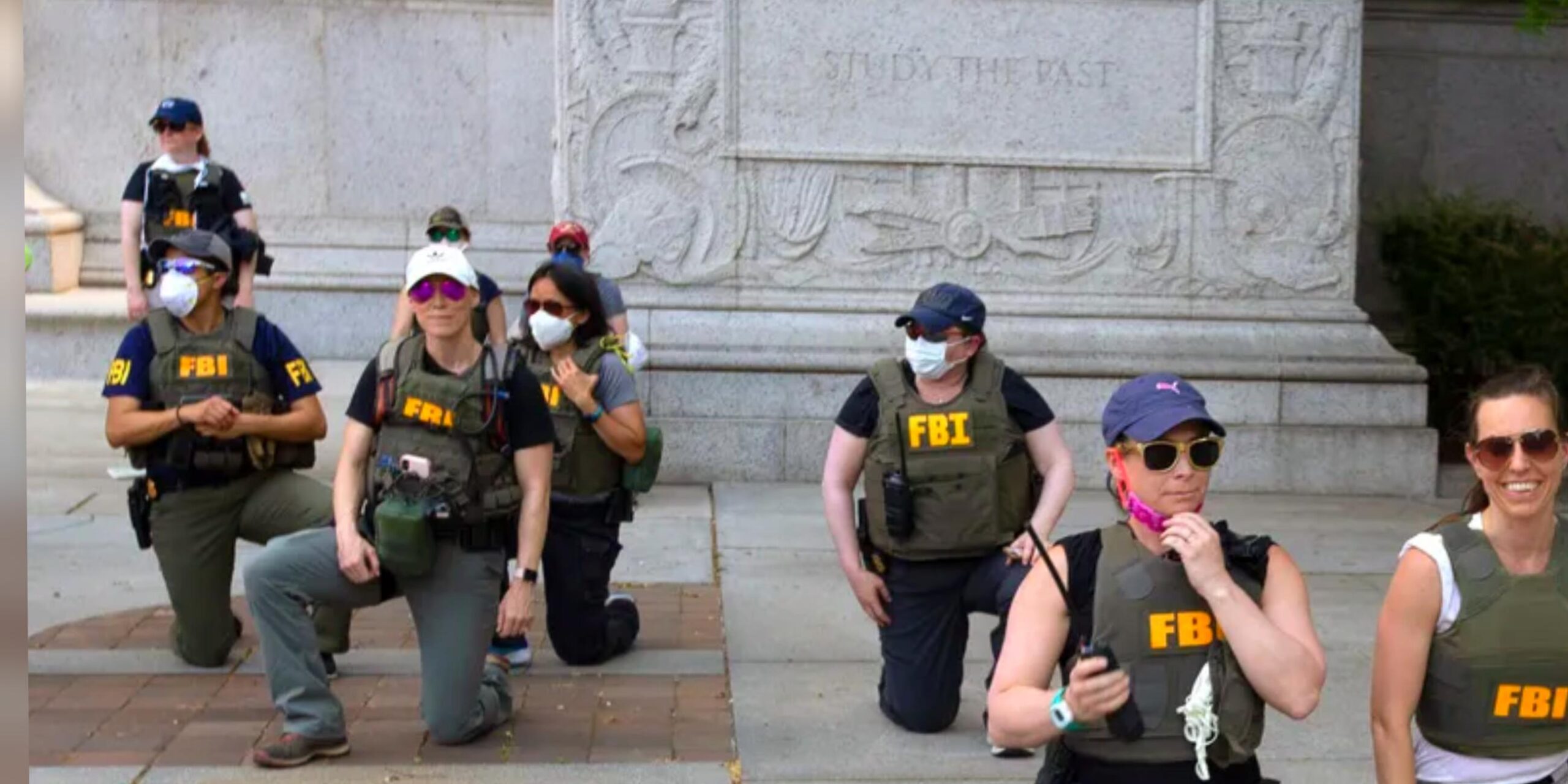 FBI Fires Agents Over Kneeling Gesture During George Floyd Protests FBI Fires Agents Over Kneeling Gesture During George Floyd Protests