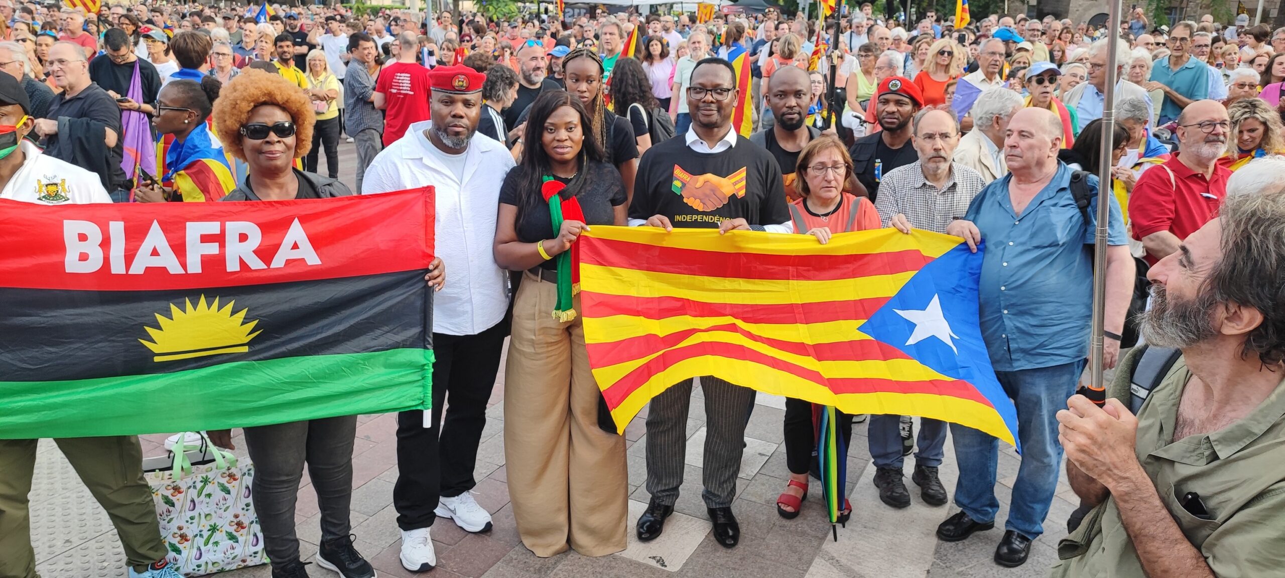 IPOB Delegates Join Catalonia’s La Diada Celebration, Pledge Ongoing Solidarity