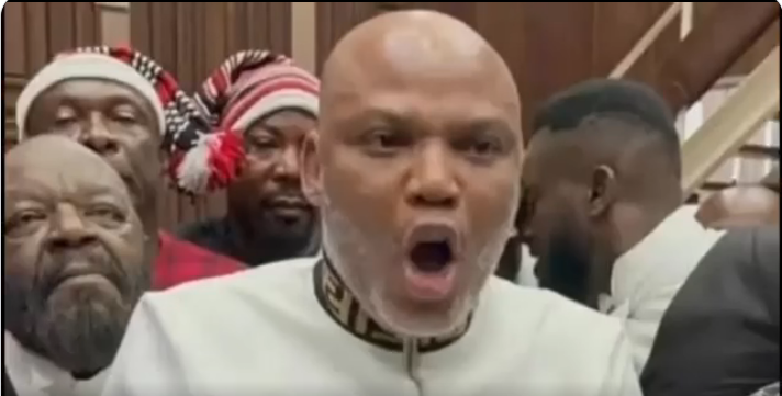 Federal High Court Focuses on Nnamdi Kanu’s Health as Hearing Resumes in Abuja Federal High Court Focuses on Nnamdi Kanu’s Health as Hearing Resumes in Abuja