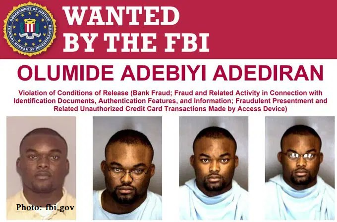 FBI Offers $10,000 Reward for Nigerian Fraud Suspect on the Run for Over Two Decades