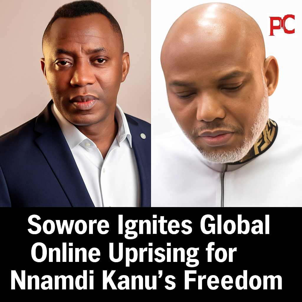 Sowore Ignites Global Online Uprising for Nnamdi Kanu’s Freedom