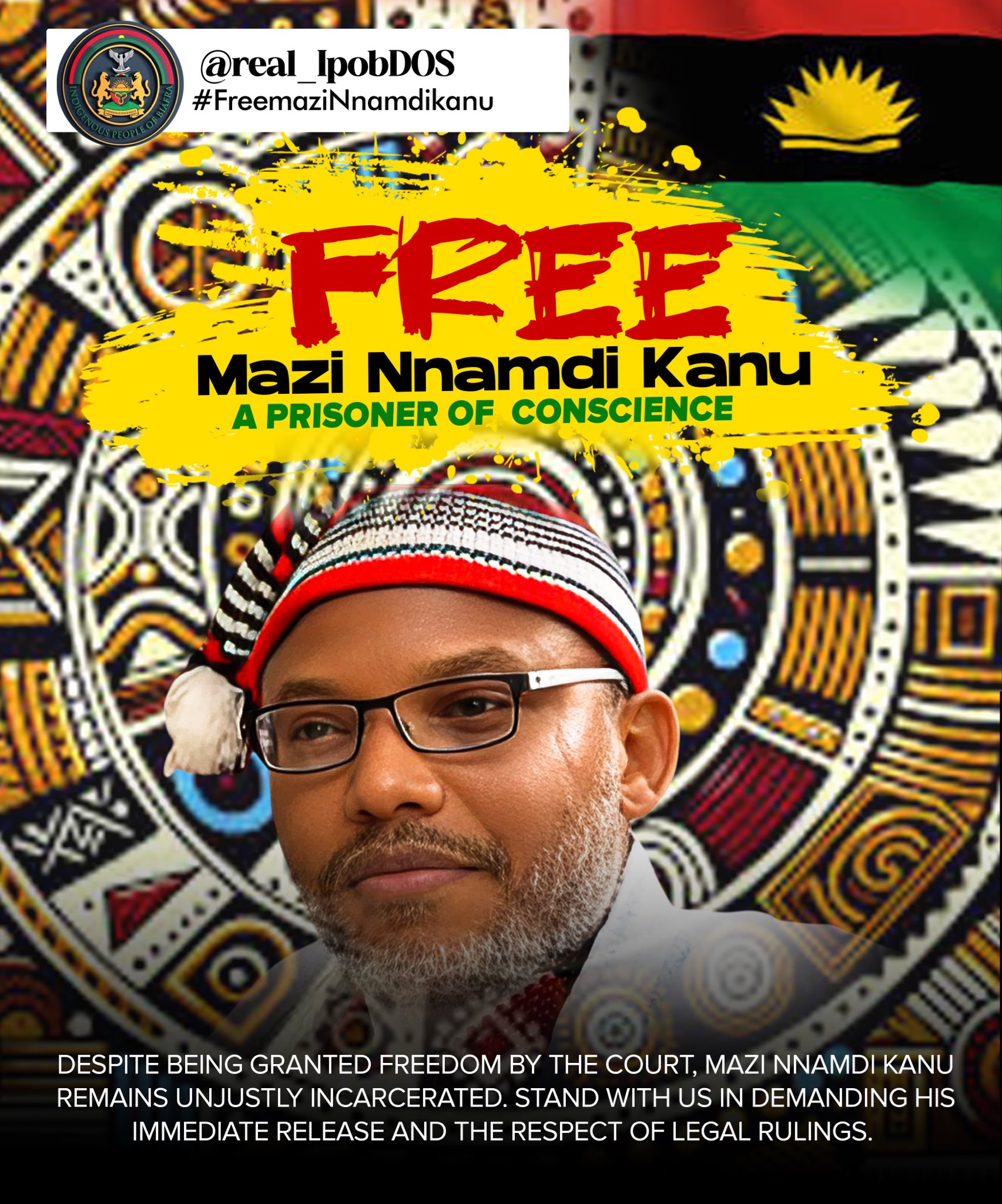 Nnamdi Kanu Conviction Sparks Outrage as Court Ignores Binding Judgments and Repealed Terrorism Laws Nnamdi Kanu Conviction Sparks Outrage as Court Ignores Binding Judgments and Repealed Terrorism Laws