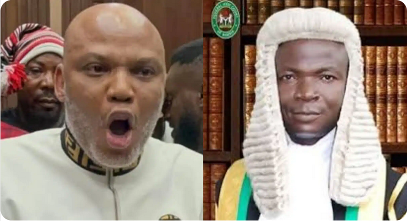 COURT DRAMA: Justice Omotosho Under Fire as Nnamdi Kanu Challenges Legality of His Trial
