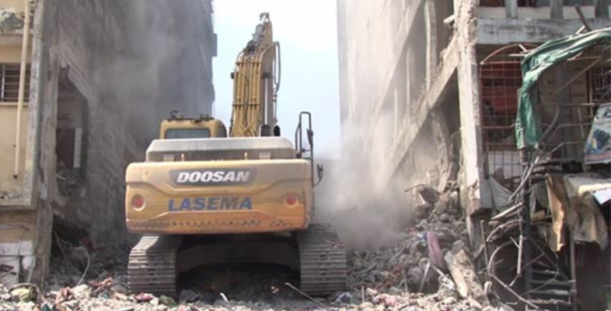 Outrage Over Forced Demolition, Teargas at Balogun Market in Lagos